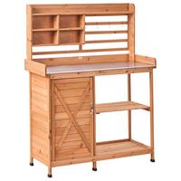 PFLANZTISCH 113/149 cm Tannenholz Hellbraun Meldola - Hellbraun/Braun, Holz - Beliani