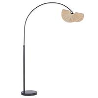 STEHLAMPE Naturfarben Herron - Naturfarben, Papier (35/130/189cm) - Beliani