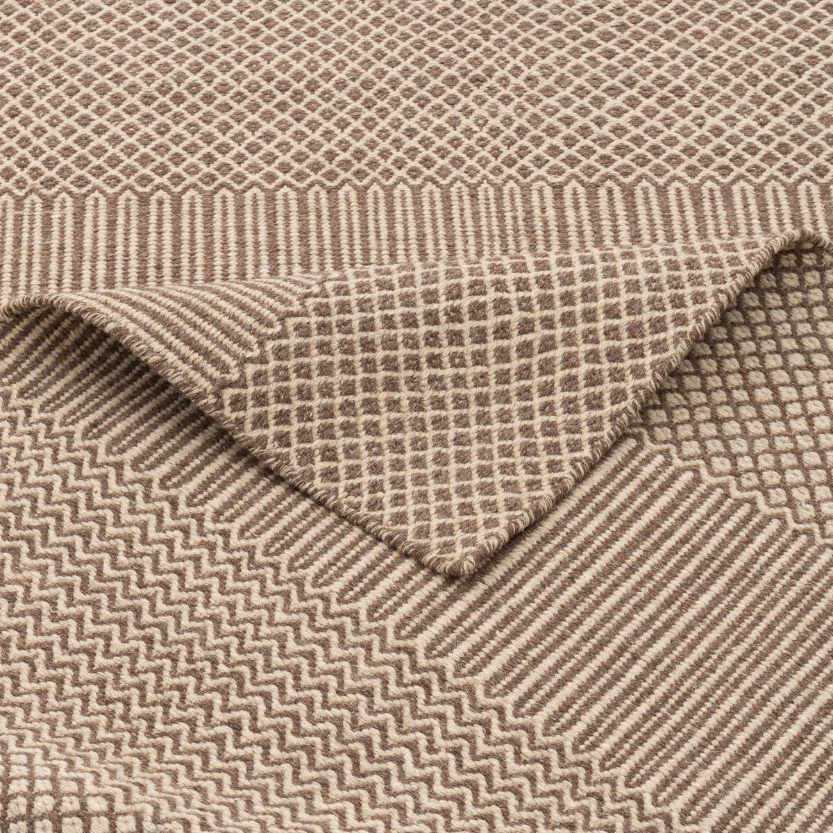 NATUR TEPPICH WOLLE RANA MELIERT - Beige, Textil (70/130cm) - Pergamon