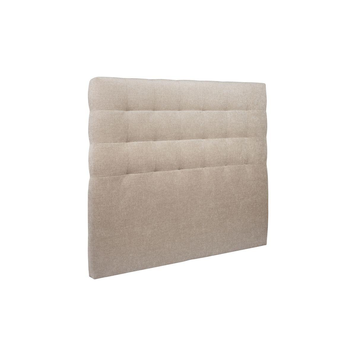 KOPFTEIL gepolstert - Gesteppt – Beigebrauner Stoff - 160 cm - Beige/Braun, Karton/Holz (160/120/10cm) - Sommeil de Plomb