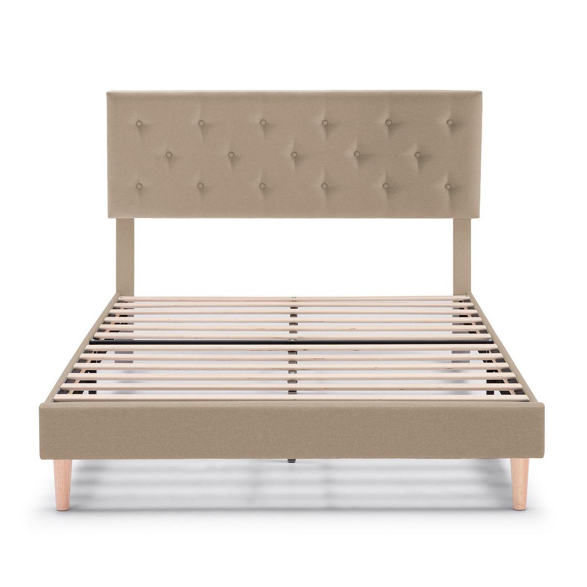 POLSTERBETT 140x190 cm Rosi, Beige - Beige, Textil (140/190cm) - VS Venta-stock