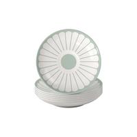 ESPRESSOUNTERTASSEN Fleur Couleur Vert ø 11,7 cm 6er Set - Grün, Keramik (11.7cm) - Villeroy & Boch