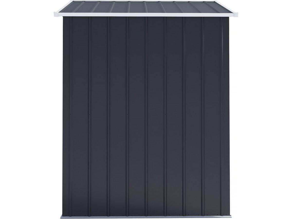 METALL-GARTENHAUS memphis Grau - Grau, Metall (93/193/147cm) - Habitat Garten