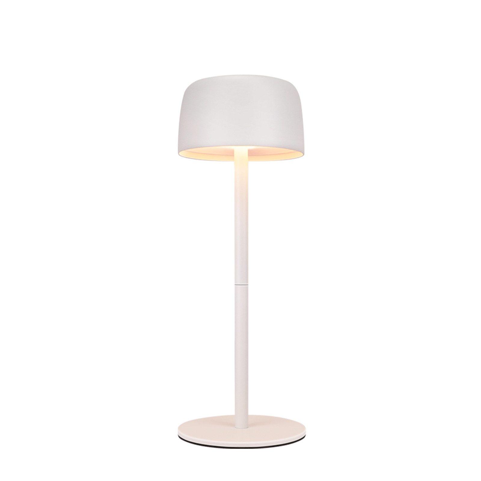 LED-TISCHLEUCHTE Aadalbert 9/9/25cm - Weiß, Metall (9/9/25cm) - Nettlife