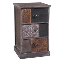 KOMMODE MARA graubraun - Graubraun, Holz (40/65/37cm) - CARO-Möbel