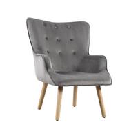 SESSEL odense Grau - Grau, Textil (81/92/73cm) - Habitat Garten