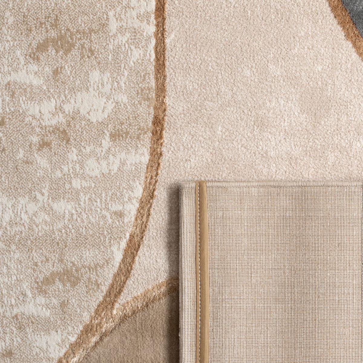 KURZFLORTEPPICH, abstrakt, aus Polypropylen, Florhöhe 11 mm, Grau, 80 x 300 cm - Grau, Textil (80/300cm) - KADIMA DESIGN