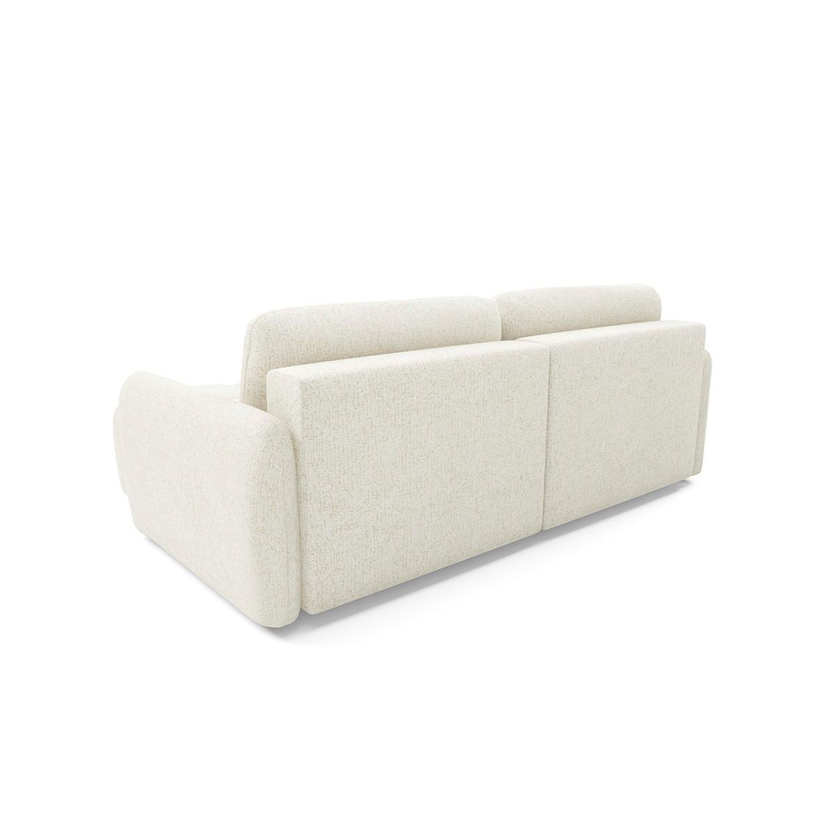 ECKSOFA Cremeweiß - Weiß, Holz (240/165cm) - Petits-meubles