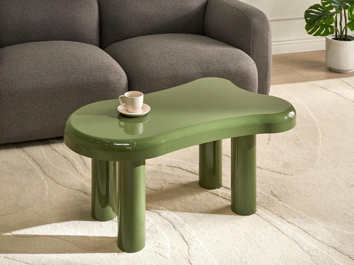 COUCHTISCH Grün Ondle - Grün, Holzwerkstoff (60/93/44cm) - Beliani