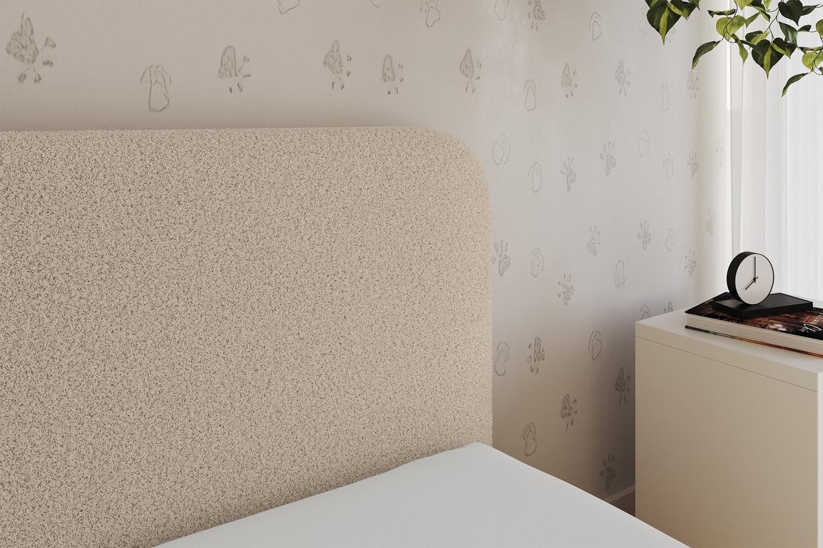 EINZELLBETT Jugendbett mit Bettkasten und Matratze H3/H4, Links - ELSY 80x200 Dunkelbeige - Cappuccino, Holzwerkstoff/Textil (80/200cm) - ALTDECOR