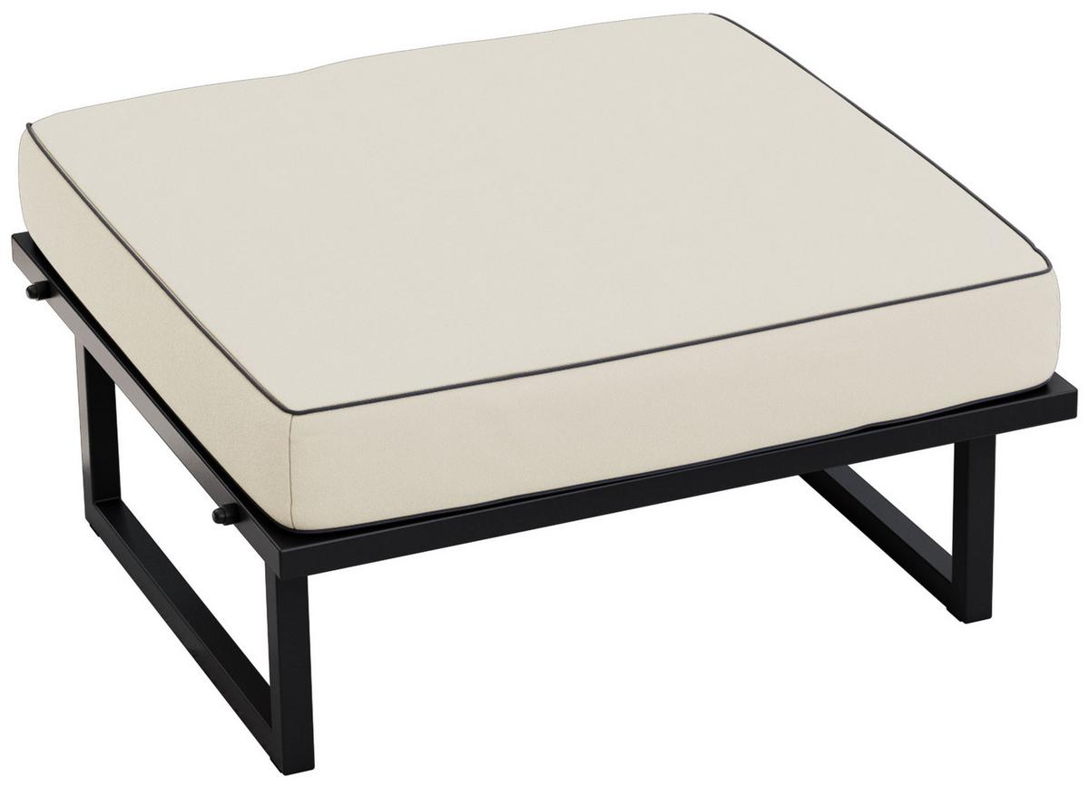 SITZHOCKER Elba - Beige - Beige, Textil (78/42/78cm) - MKS
