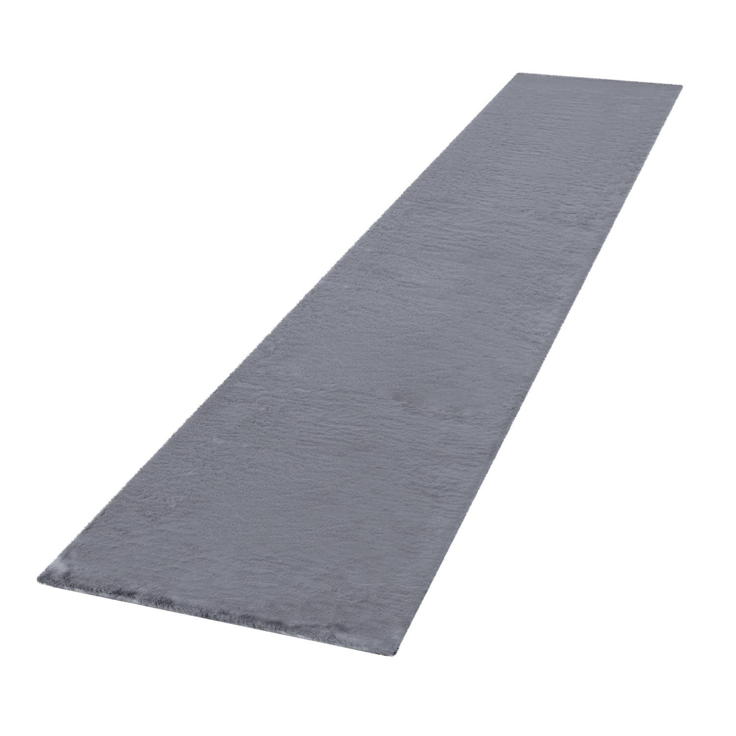 HOCHFLORTEPPICHE Anthrazit 60 x 90 cm - Anthrazit, Kunststoff (60/90cm) - TT Home