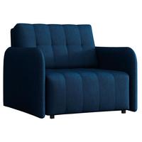 SCHLAFSOFA Viva Grand I - Schwarz/Dunkelblau, Holz/Kunststoff (98/85/95cm) - MIRJAN24