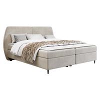 BOXBETT Madryt - H3 - Schwarz/Naturfarben, Holz/Holzwerkstoff (160/200cm) - MIRJAN24