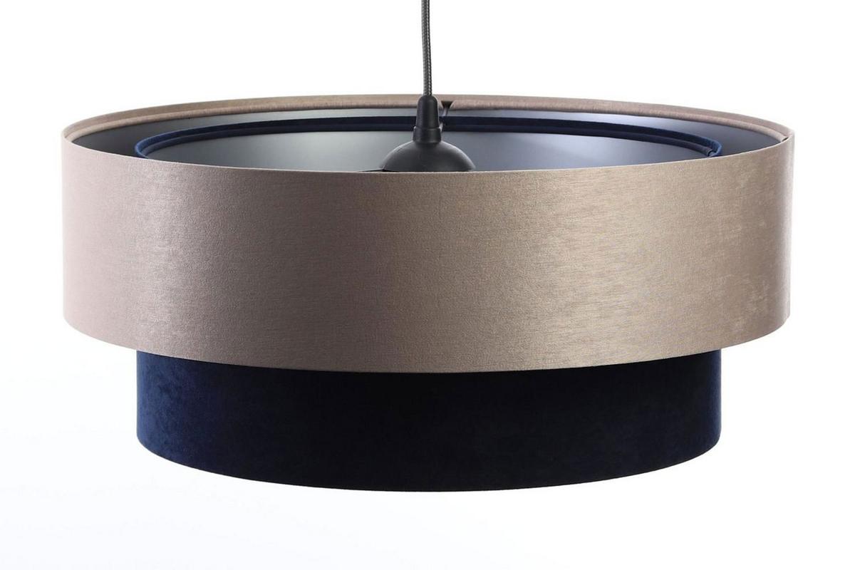 HÄNGELEUCHTE Blau 50/20 cm - Blau/Beige, Kunststoff (50/1/20cm) - ONZENO