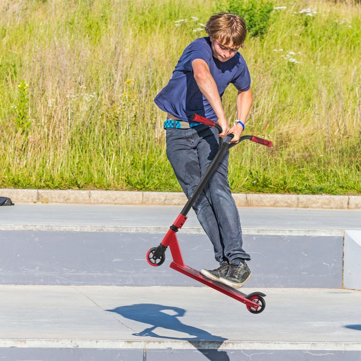 STUNTSCOOTER Red Smoke - Rot, Metall (66/47/84cm) - Artsport