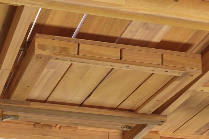 Gartentisch ausziehbar aufklappbar