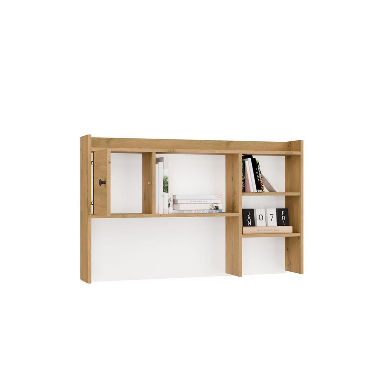 REGAL-SCHREIBTISCH Artisan Eiche 114/70/18 - Eiche Artisan, Holzwerkstoff (90/50/70cm) - RAUMHIRSCH FURNITURE
