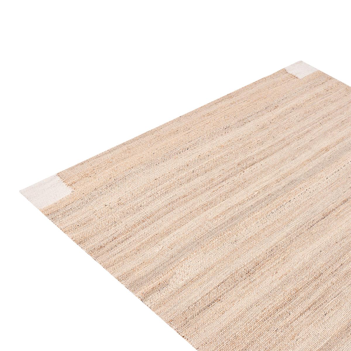 TEPPICH Hellbeige 160/230 cm Jute Amravati - Beige, Textil (160/230cm) - Beliani