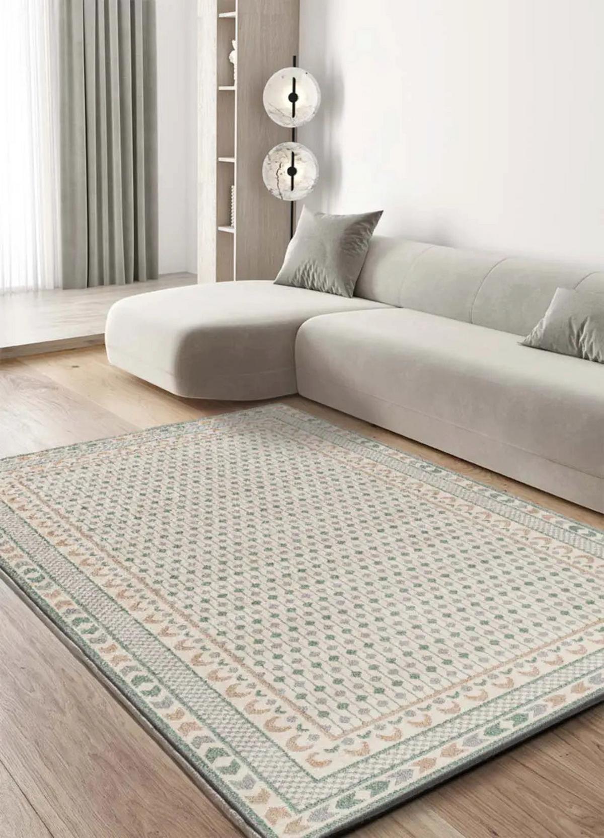 KURZFLORTEPPICH Grün / Beige Astra 200/290 cm - Beige/Grün, Textil (200/290cm) - Atticgo