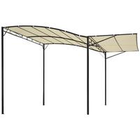 PAVILLON Stahl+Polyester Creme+Schwarz - Creme, Metall (250/250/300cm) - Outsunny
