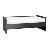 BETT 90/200 Schwarz - Schwarz, Holzwerkstoff (90/200cm) - Petits-meubles