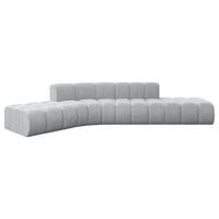 ECKSOFA modulares Sofa Solven-L1 - 380x174x70 cm Grau - Grau, Holzwerkstoff/Textil (380/174cm) - ALTDECOR