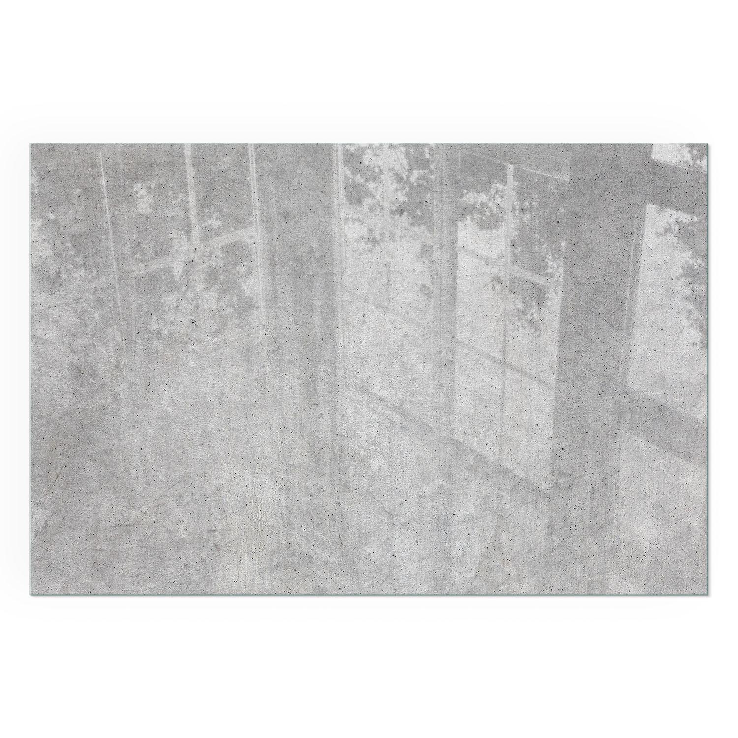 GLASPLATTE für Kamin 120x80 cm - Grau, Glas (120/80/0.4cm) - TULUP