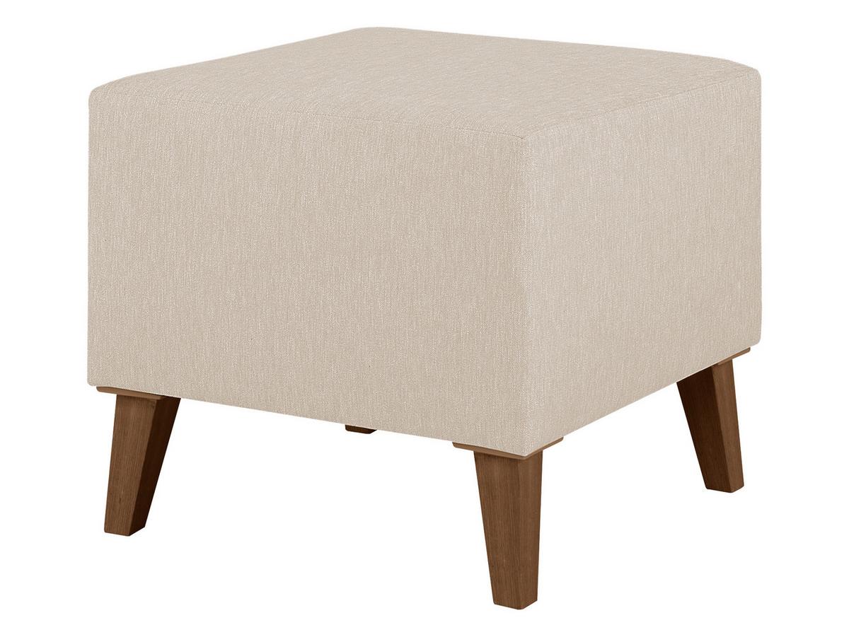 POLSTERHOCKER Oviedo - Naturfarben, Holz/Kunststoff (51/45/51cm) - MIRJAN24