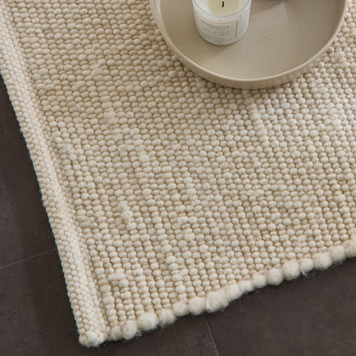 HANDWEBTEPPICH Anden 70x130 cm - Champagner, Textil (70/130cm) - Rug and Roll