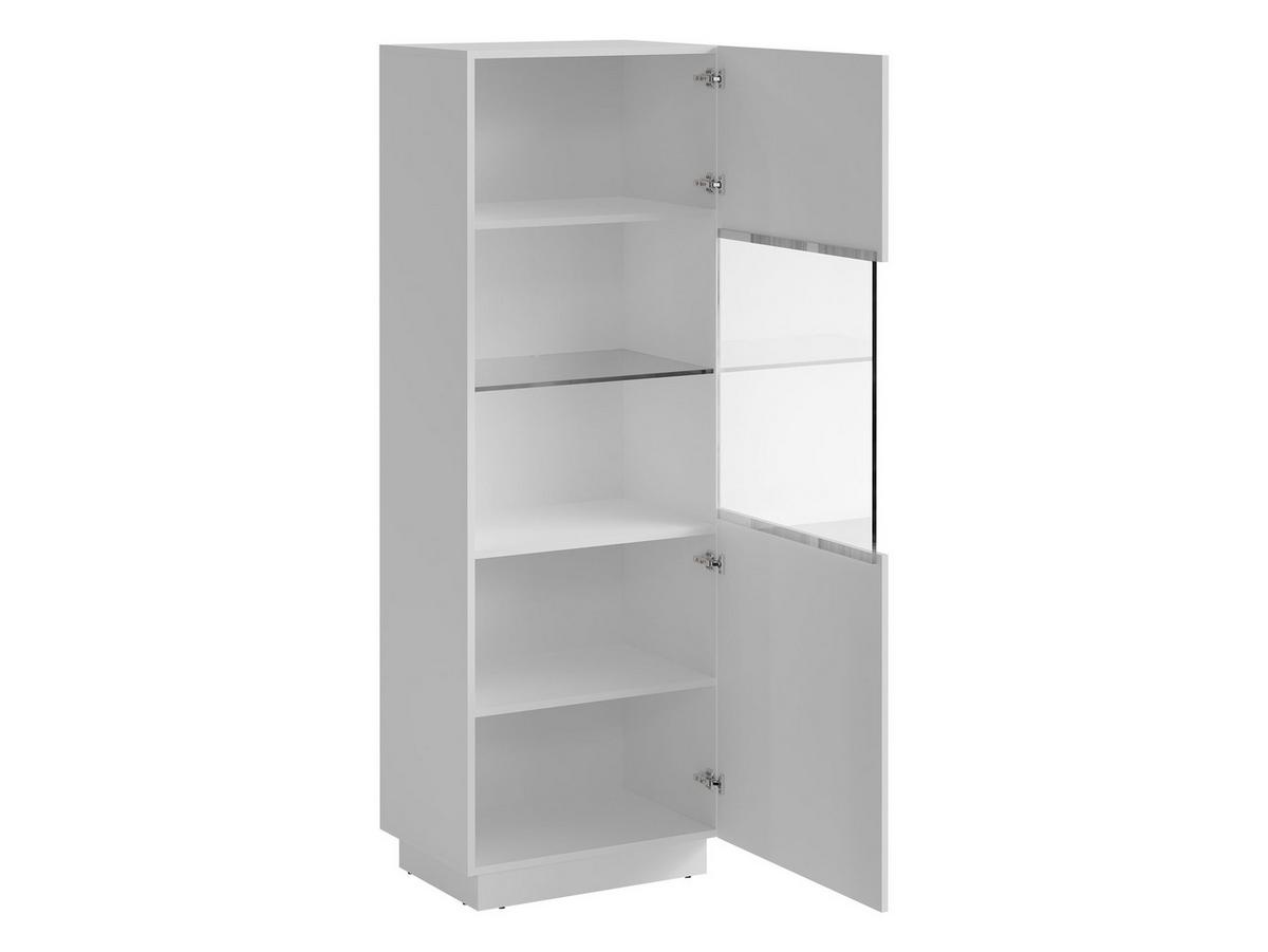VITRINE Liverti 1D - Schwarz, Holzwerkstoff/Kunststoff (60/178/42cm) - MIRJAN24