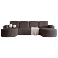 WOHNLANDSCHAFT U-Form mit Schlaffunktion, Schwarz - Schwarz, Textil (316/88/157cm) - Idohome