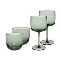 WEIN- UND WASSERGLÄSER Like Glass Sage 4-tlg. - Grün, Glas - like.Villeroy & Boch