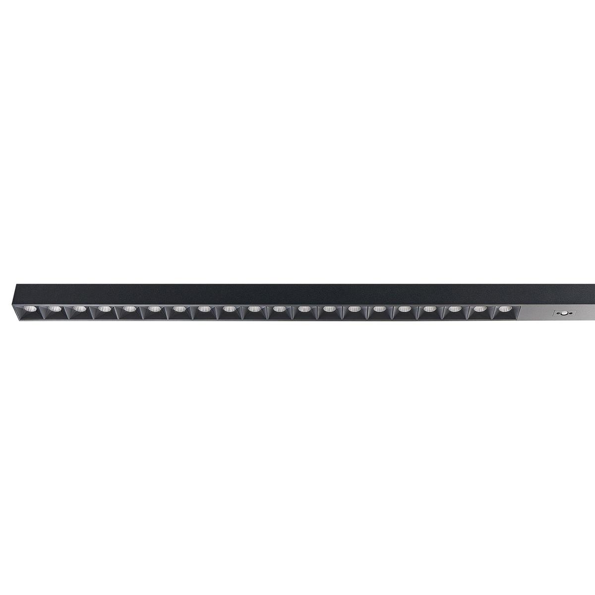 STEHLAMPE Mensa 30/121/194 cm - Schwarz, Metall (30/121/194cm) - Beliani