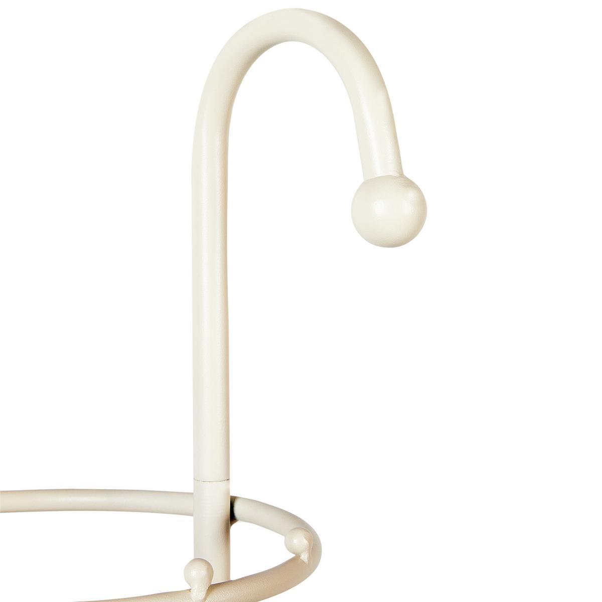 SCHIRMSTÄNDER Metall Hellbeige Chambord - Beige, Metall (26/70/26cm) - Beliani