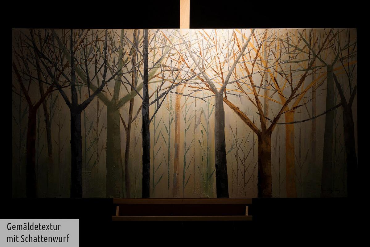 ÖLGEMÄLDE 140/70 cm - Multicolor/Grün, Holz/Textil (140/70cm) - KUNSTLOFT