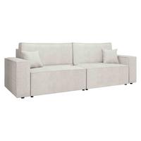 SCHLAFSOFA Karl - Creme/Schwarz, Holz/Kunststoff (245/82/90cm) - MIRJAN24