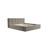 POLSTERBETT Antonio Stoff Ditra - Beige, Holzwerkstoff/Textil (160/200cm) - Fun Möbel