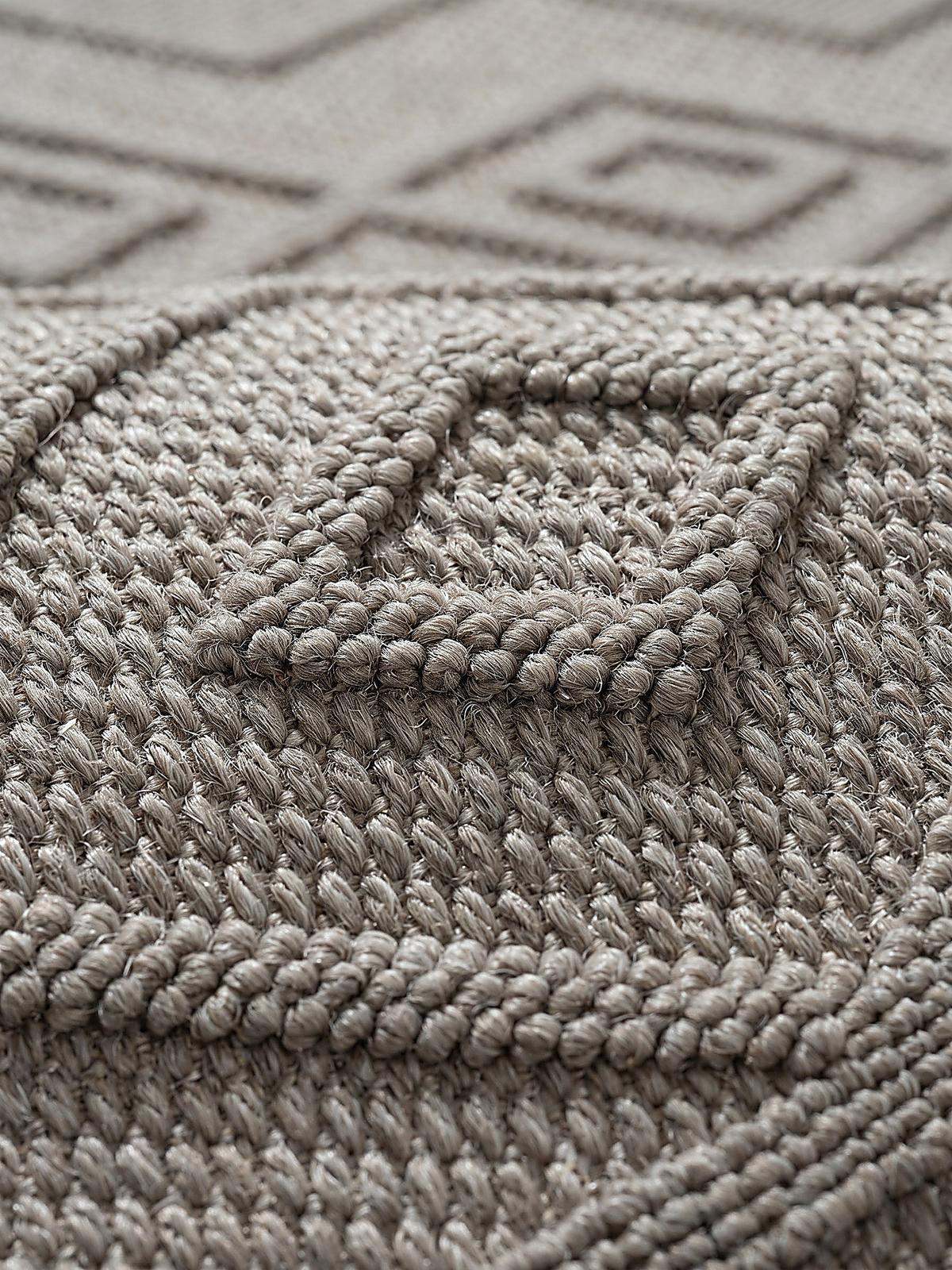KURZFLORTEPPICH Berber STURA Polypropylen Beige 120 x 160 cm - Beige, Textil (120/160cm) - KADIMA DESIGN