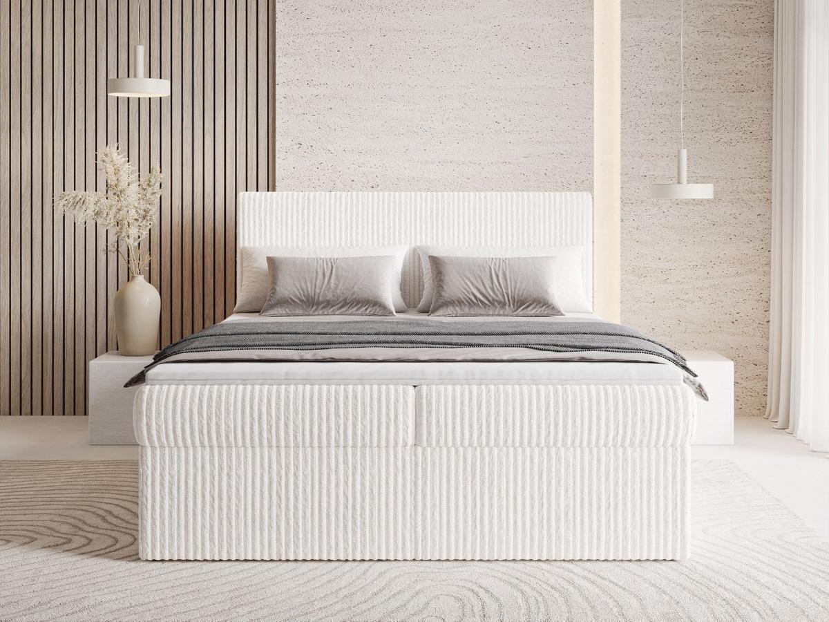 BOXBETT Brisa 160x200 Creme - Creme, Holz/Textil (160/200cm) - Graingold
