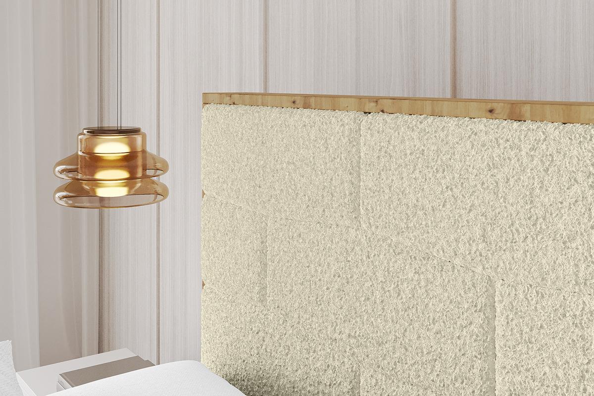 POLSTERBETT mit Bettkasten und Lattenrost, Bett mit Matratze H3/H4 - ENZO8 180x200 Beige - Taupe, Holzwerkstoff/Textil (180/200cm) - ALTDECOR