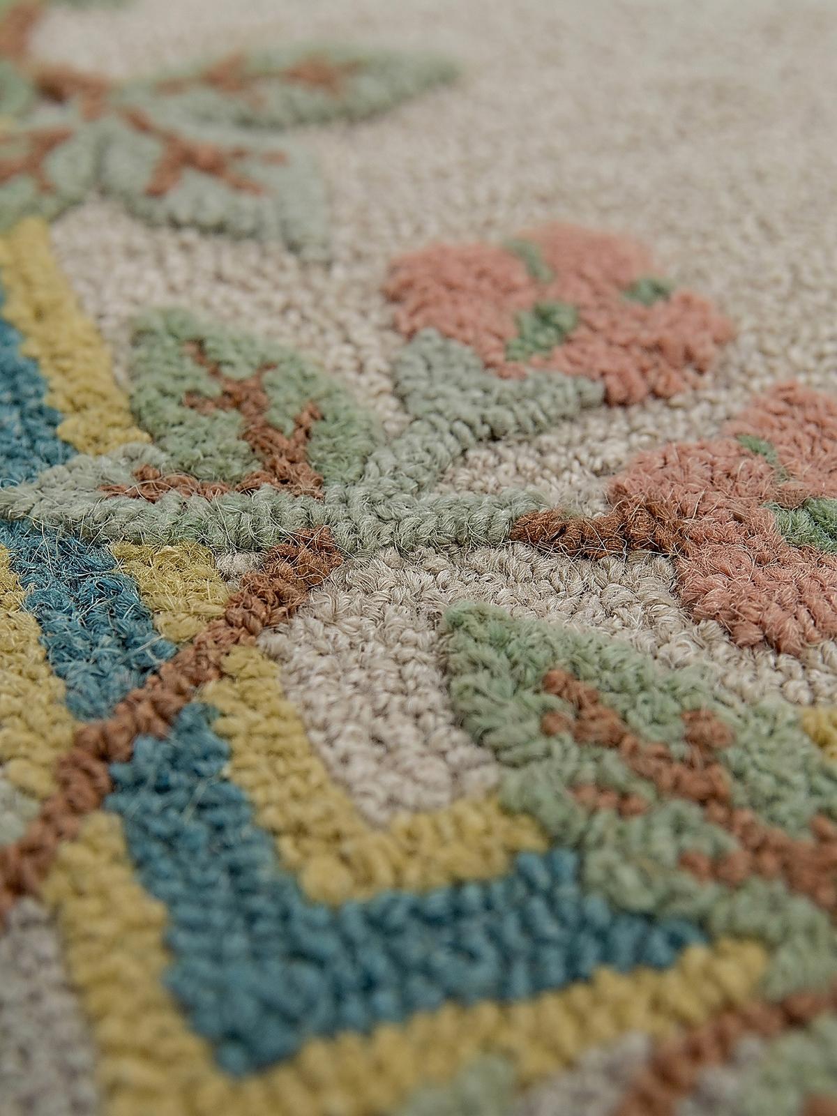 TEPPICH aus Wolle SOAR in Bunt, floral, 140 x 200 cm - Multicolor, Textil (200/140cm) - KADIMA DESIGN