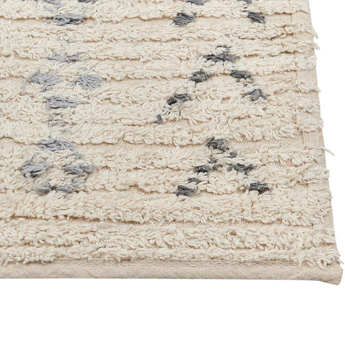 KURZFLOR-TEPPICH Dispur 230/160 cm - Beige, Textil (160/230cm) - Beliani