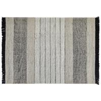 TEPPICH geflochten Yazlik 230/160 cm - Beige, Textil (160/230cm) - Beliani