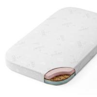 BABY Kokosmatratze 7in1 - Weiß, Naturmaterialien/Textil (73/123cm) - waldin
