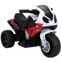 ELEKTRO Kindermotorrad Dreirad Kinderfahrzeug Lizenziert von BMW 18-36 Monate - Rot, Kunststoff (66/37/44cm) - HOMCOM