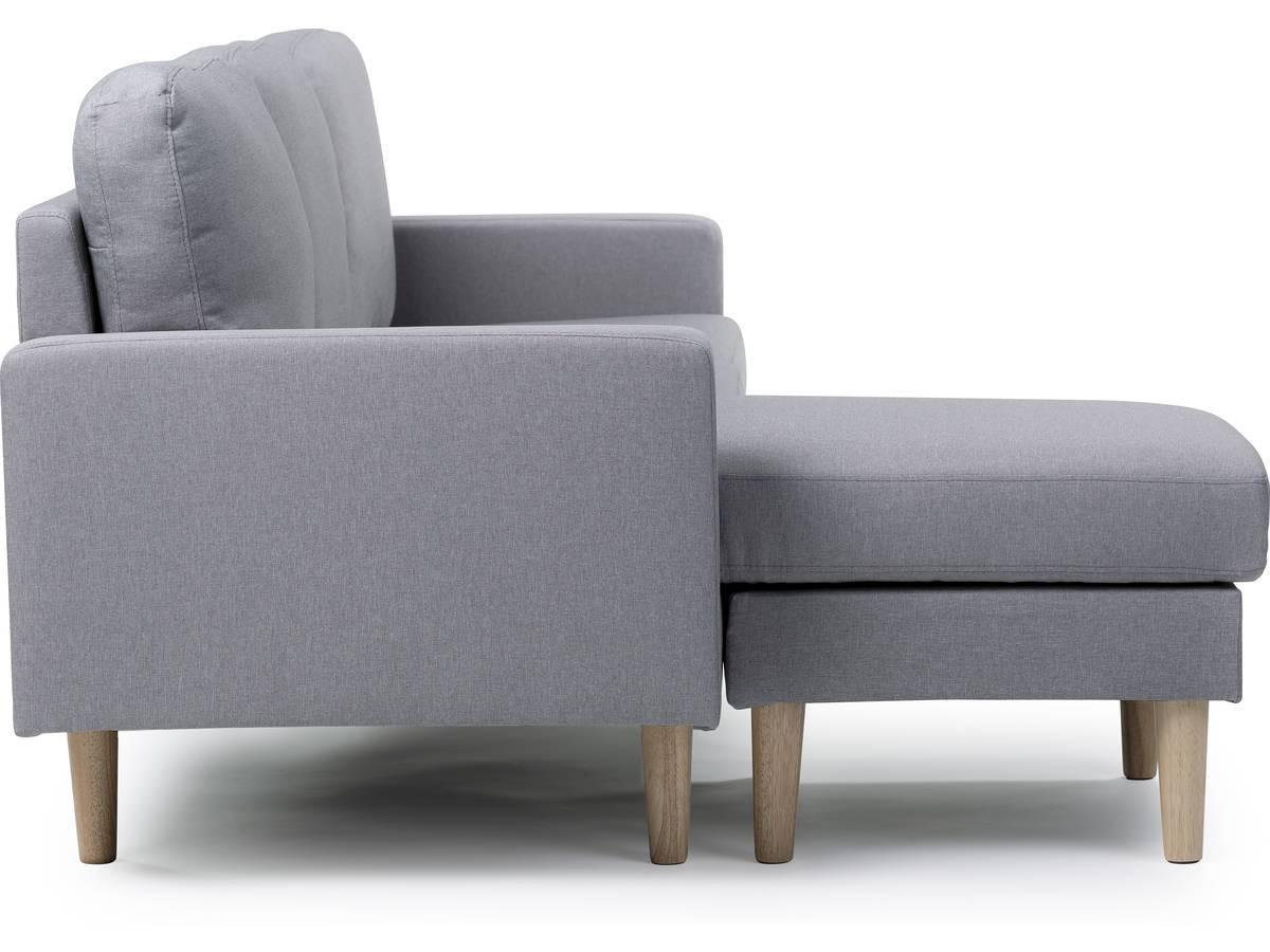 ECKSOFA gabby Grau - Grau, Textil (75/194cm) - Habitat Garten