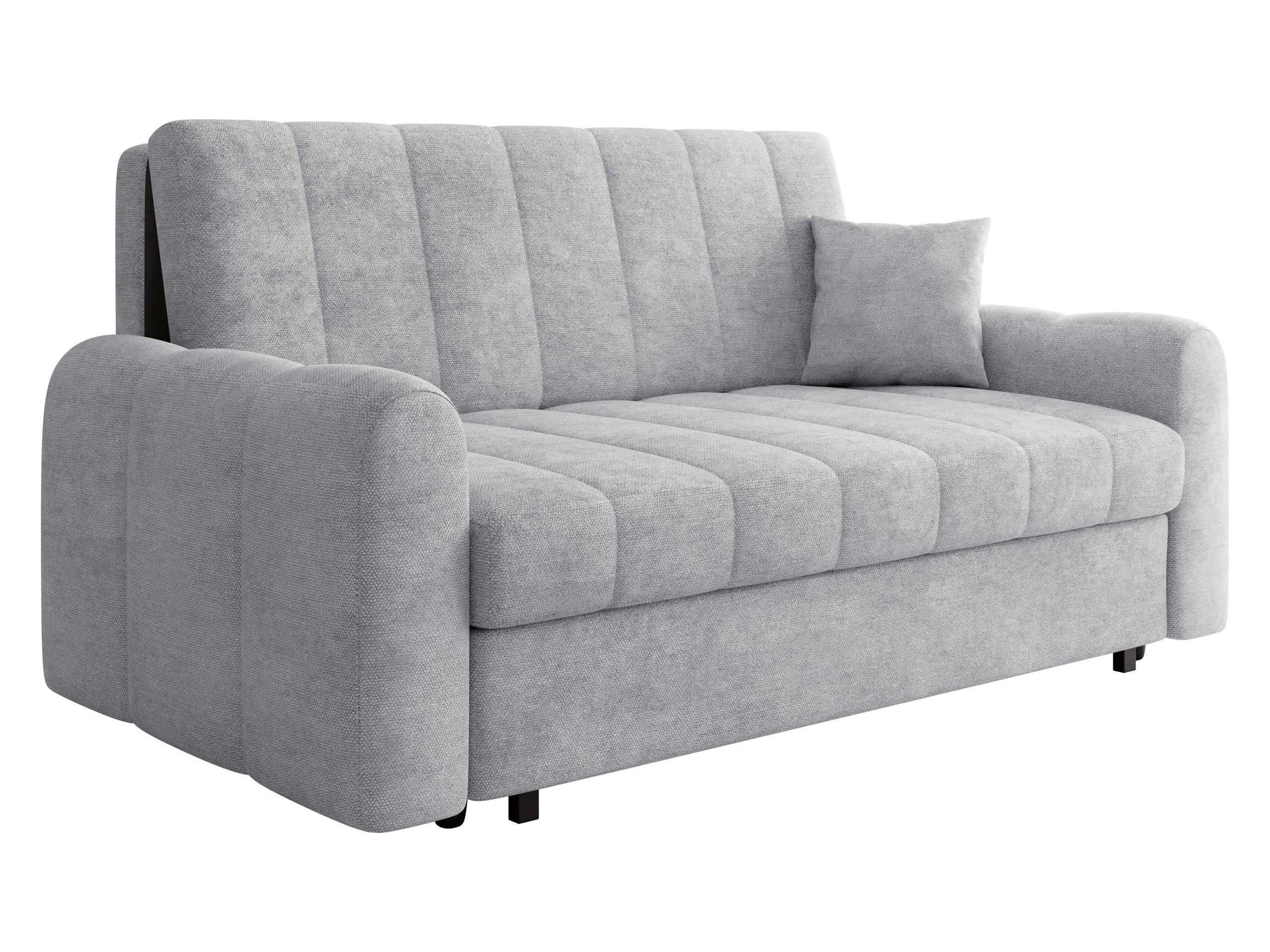 SCHLAFSOFA Viva Moon IV - Hellgrau/Schwarz, Holz/Metall (188/85/98cm) - MIRJAN24