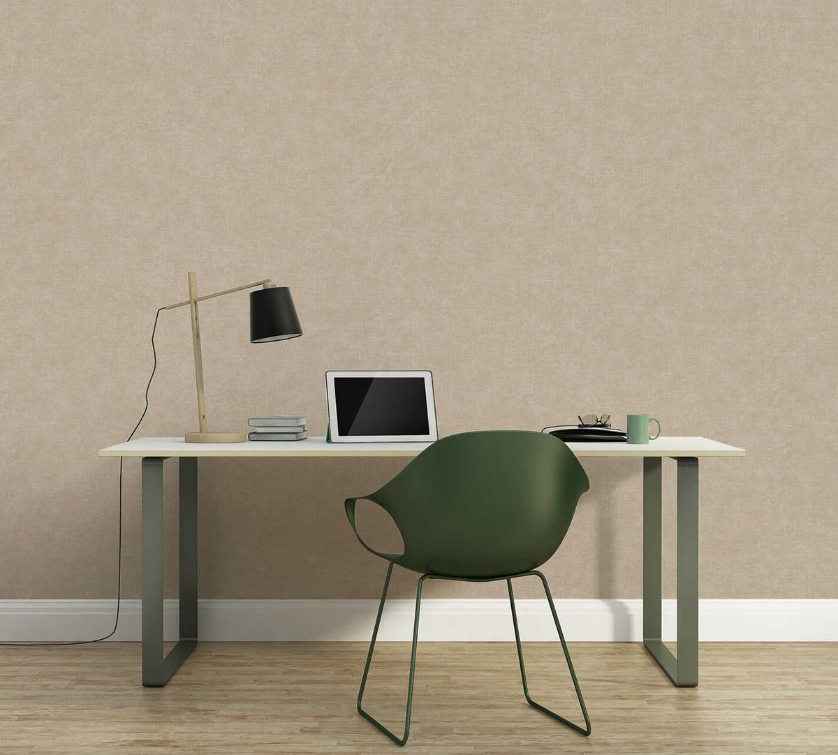 VLIESTAPETE Braun 53/1005 cm - Braun, Kunststoff/Textil (53/1cm) - KUNSTLOFT