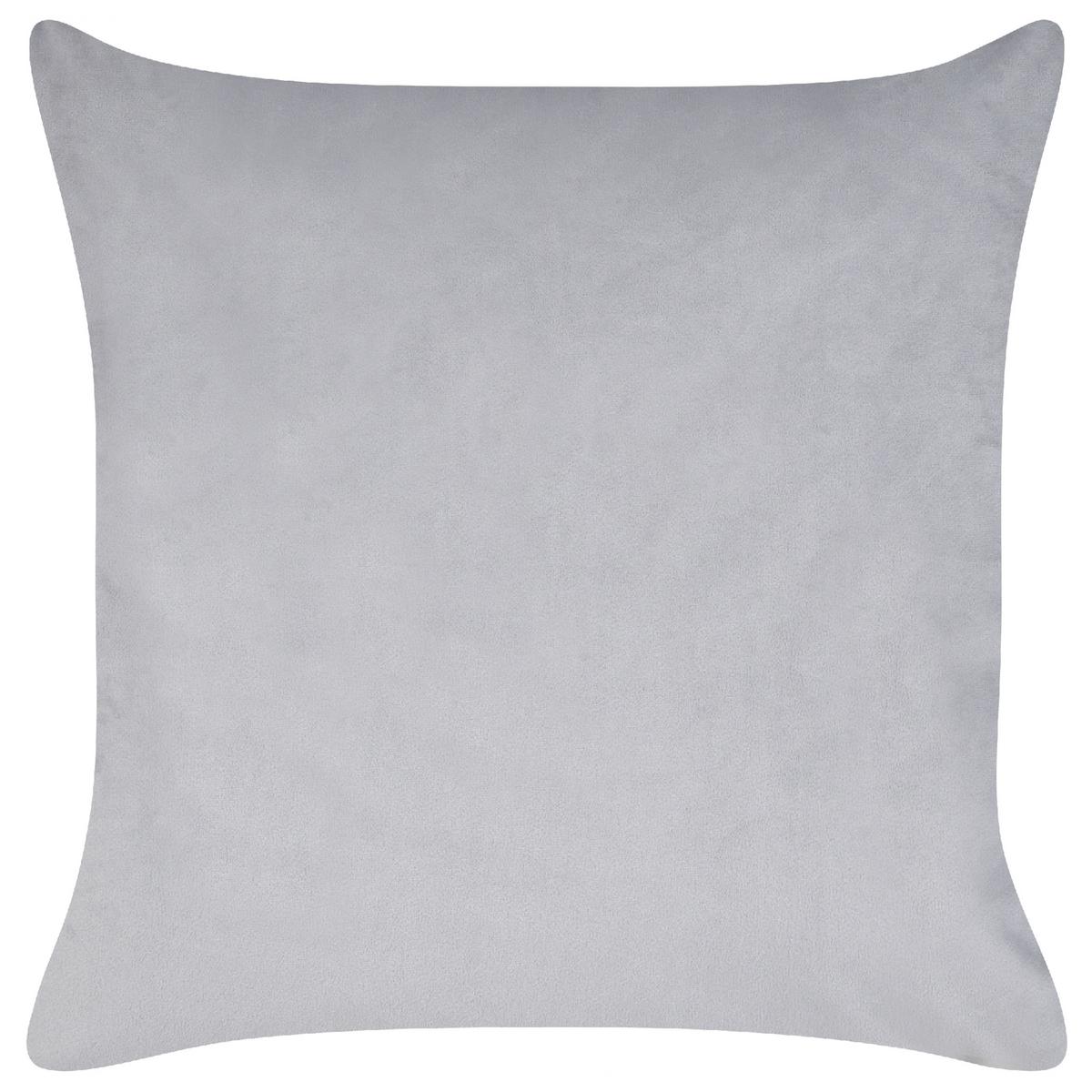 DEKOKISSEN 2er-Set Grau 45/45 cm Ophrys - Grau, Textil (45/45cm) - Beliani